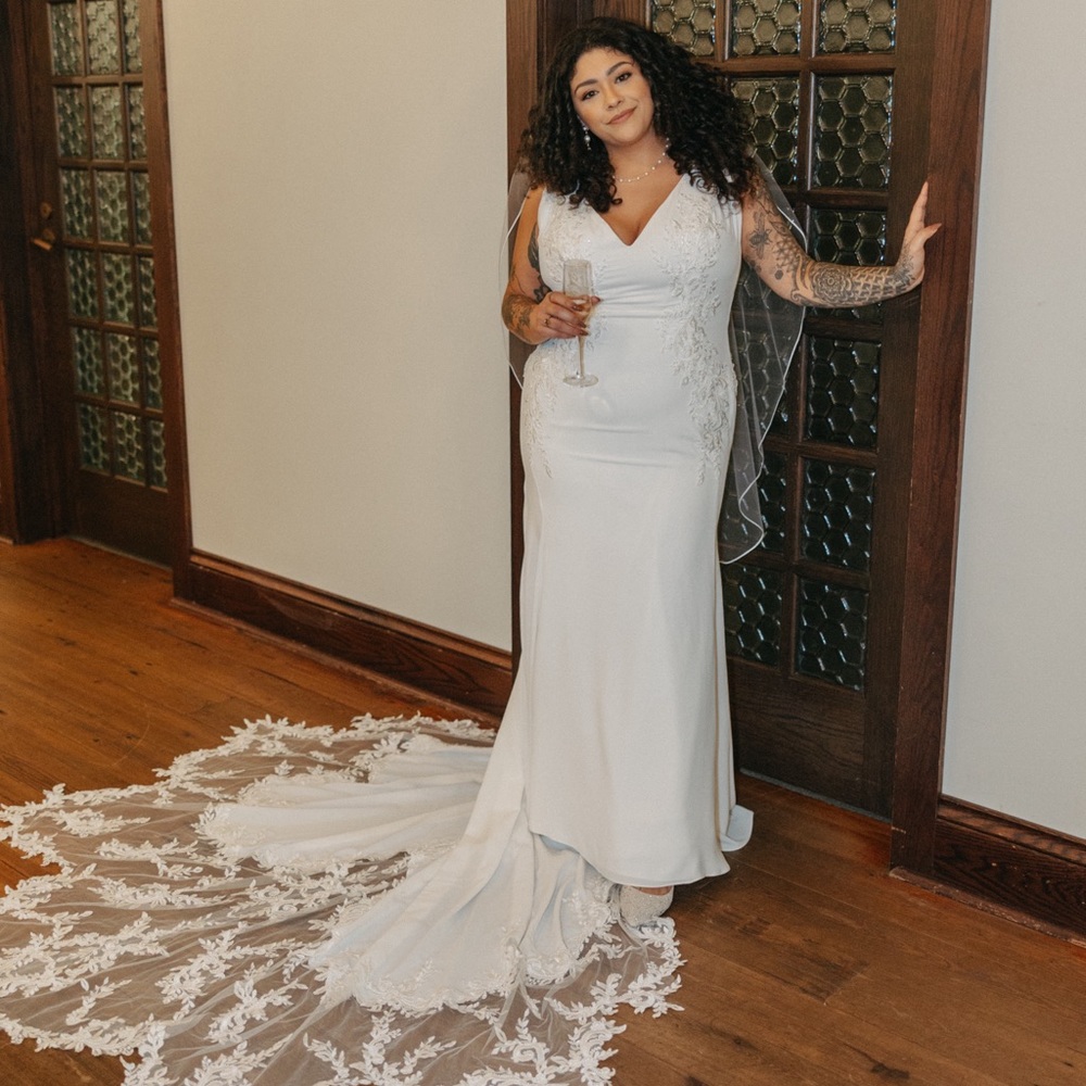 Wedding dress & wedding veil